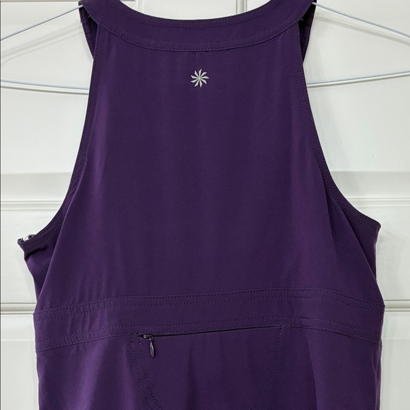 Athleta Purple Sleeveless Stretch Athleisure Dress Size Small - Picture 6 of 8
